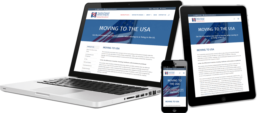 Thumbnail: Transition Financial Website